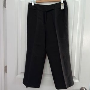 Talbots - Black Irish Linen - Cropped Pants - Size 8P - NWT